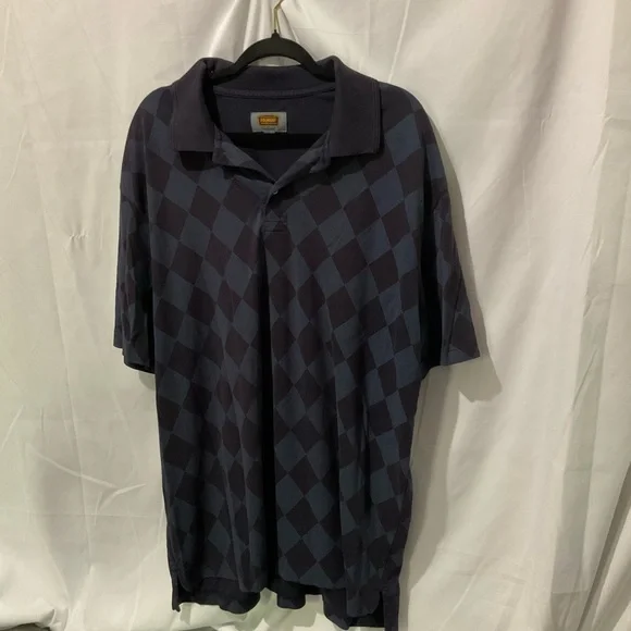 Foundry Supply Co Mens Big & Tall Quick Dry Polo Short Sleeve Size 2XL Navy - Picture 6 of 10